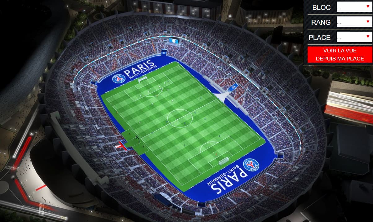 Parc des Princes en 3D