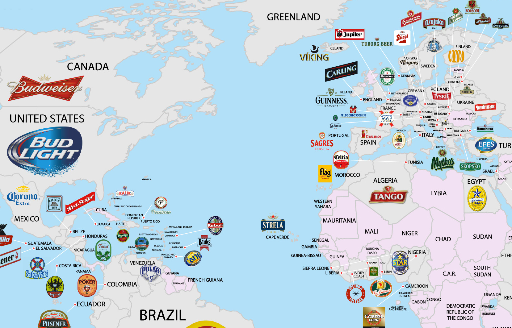 Las cervezas más populares del mundo