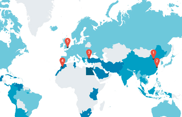 España se sitúa entre los países con más hoteles de 5 estrellas